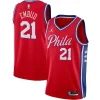 Carino Prestigioso Robusto Joel Embiid Philadelphia 76ers Jordan Brand 2020/21 Swingman Jersey Statement Edition Red per i Fan Veri