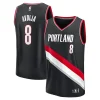 Elegante Deni Avdija Portland Trail Blazers Youth Fast Break Replica Player Jersey Icon Edition Black per i Fan Veri
