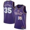 Raffinato Carino Incantevole Kevin Durant Phoenix Suns Nike Unisex 2024/25 Swingman Player Jersey City Edition Purple per i Fan Veri