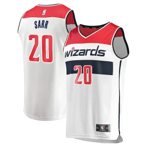 Splendido Lussuoso Alexandre Sarr Washington Wizards Youth Fast Break Replica Player Jersey Association Edition White per i Fan Veri