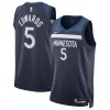Eccezionale Anthony Edwards Minnesota Timberwolves Nike Unisex Swingman Jersey Icon Edition Navy per i Fan Veri