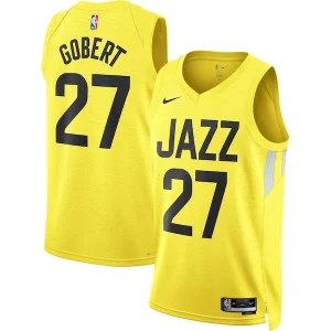 Carino Fantastico Rudy Gobert Utah Jazz Nike Unisex Swingman Jersey Icon Edition Gold per i Fan Veri