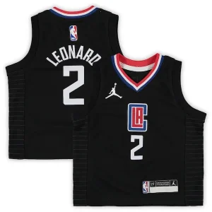 Magnifico Moderno Kawhi Leonard LA Clippers Jordan Brand Toddler 2020/21 Jersey Black Statement Edition per i Fan Veri