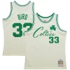 Eccezionale Meraviglioso Larry Bird Boston Celtics Chainstitch Swingman Jersey Cream per i Fan Veri