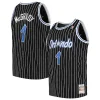 Splendido Accattivante Classico Tracy McGrady Orlando Magic 2003/04 Big & Tall Hardwood Classics Swingman Jersey Black/Blue per i Fan Veri