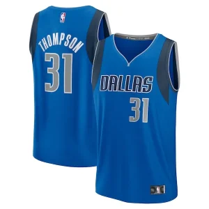 Bellissimo Klay Thompson Dallas Mavericks Youth Fast Break Replica Player Jersey Icon Edition Blue per i Fan Veri