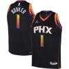 Carino Robusto Devin Booker Phoenix Suns Jordan Brand Youth Swingman Jersey Statement Edition Black per i Fan Veri