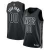 Lussuoso Brooklyn Nets Jordan Brand Unisex 2022/23 Swingman Custom Jersey Statement Edition Black per i Fan Veri