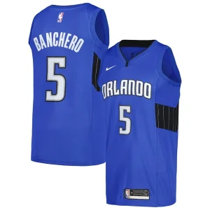 Incantevole Accattivante Fantastico Paolo Banchero Orlando Magic Nike Swingman Player Jersey Statement Edition Royal per i Fan Veri