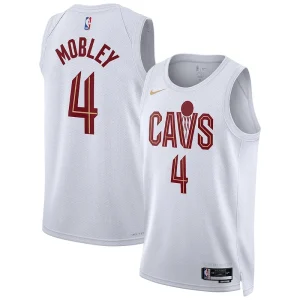 Elegante Fantastico Evan Mobley Cleveland Cavaliers Nike Unisex Swingman Jersey Association Edition White per i Fan Veri