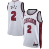 Cool Pratico Lonzo Ball Chicago Bulls Nike Unisex 2022/23 Swingman Jersey City Edition White per i Fan Veri