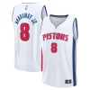 Gorgeous Raffinato Lussuoso Tim Hardaway Jr. Detroit Pistons Youth Fast Break Replica Player Jersey Association White Edition per i Fan Veri