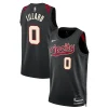 Duraturo Damian Lillard Portland Trail Blazers Nike Unisex 2023/24 Swingman Jersey Black City Edition per i Fan Veri