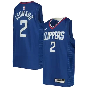 Classico Attraente Kawhi Leonard LA Clippers Nike Youth Swingman Jersey Icon Edition Royal/White per i Fan Veri