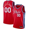 Raffinato Philadelphia 76ers Jordan Brand Swingman Custom Jersey Statement Edition Red per i Fan Veri