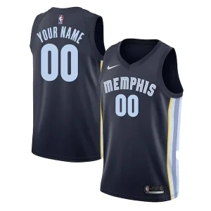 Fantastico Resistente Incantevole Memphis Grizzlies Nike Swingman Custom Jersey Navy Icon Edition per i Fan Veri