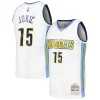 Stupendo Versatile Moderno Nikola Jokic Denver Nuggets 2016/17 Throwback Swingman Jersey White per i Fan Veri