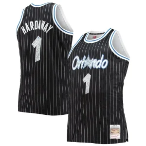 Ottimo Penny Hardaway Orlando Magic Big & Tall 1994/95 NBA 75th Anniversary Diamond Swingman Jersey Black per i Fan Veri