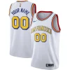 Incantevole Golden State Warriors Nike Unisex 2019/20 Custom Swingman Jersey White Classic Edition per i Fan Veri