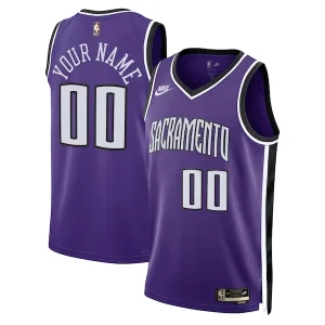 Accattivante Sacramento Kings Nike Unisex Adult Swingman Custom Jersey Classic Edition Purple per i Fan Veri