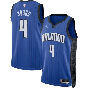 Meraviglioso Eccezionale Jalen Suggs Orlando Magic Jordan Brand Unisex Swingman Jersey Statement Edition Blue per i Fan Veri