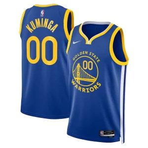 Fascinante Jonathan Kuminga Golden State Warriors Nike Unisex 2022/23 Swingman Badge Player Jersey Icon Edition Royal per i Fan Veri