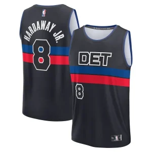 Versatile Cool Tim Hardaway Jr. Detroit Pistons Youth Fast Break Player Jersey Statement Edition Black per i Fan Veri