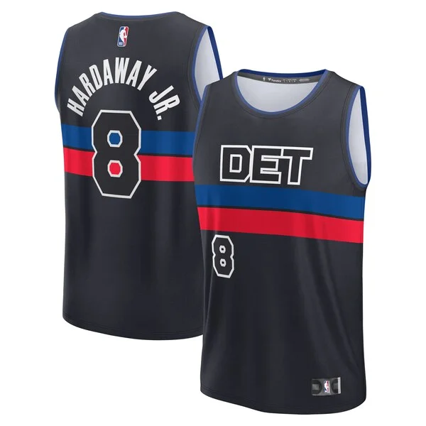 Versatile Cool Tim Hardaway Jr. Detroit Pistons Youth Fast Break Player Jersey Statement Edition Black per i Fan Veri