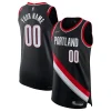 Accattivante Bellissimo Classico Portland Trail Blazers Nike 2021/22 Diamond Authentic Custom Jersey Icon Edition Black per i Fan Veri