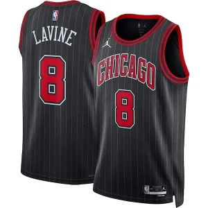 Delizioso Robusto Zach LaVine Chicago Bulls Jordan Brand Unisex Swingman Jersey Statement Edition Black per i Fan Veri
