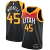 Splendido Pratico Donovan Mitchell Utah Jazz Nike 2021/22 Swingman Player Jersey Black City Edition per i Fan Veri