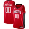 Gorgeous Magnifico Houston Rockets Nike Custom Swingman Jersey Icon Edition Red per i Fan Veri