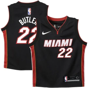 Fascinante Robusto Jimmy Butler Miami Heat Nike Preschool Swingman Player Jersey Icon Edition Black per i Fan Veri
