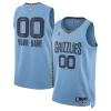 Classico Memphis Grizzlies Jordan Brand Unisex 2022/23 Swingman Custom Jersey Statement Edition Blue per i Fan Veri