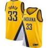 Sofisticato Myles Turner Indiana Pacers Nike Swingman Jersey Gold Statement Edition per i Fan Veri