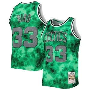 Gorgeous Larry Bird Boston Celtics 1985/86 Galaxy Swingman Jersey Kelly Green per i Fan Veri