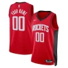 Lussuoso Bellissimo Houston Rockets Nike Unisex Swingman Custom Jersey Red Icon Edition per i Fan Veri