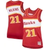 Trendy Dominique Wilkins Atlanta Hawks Women's Hardwood Classics Swingman Jersey Red per i Fan Veri