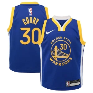 Comodo Stephen Curry Golden State Warriors Nike Toddler Swingman Player Jersey Icon Edition Royal per i Fan Veri
