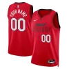 Comodo Miami Heat Nike Unisex 2024/25 Custom Swingman Jersey City Edition Red per i Fan Veri