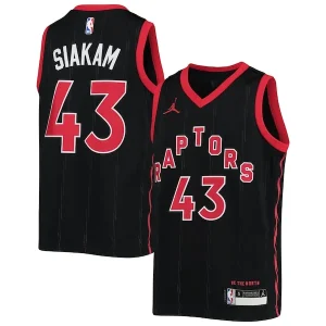 Fantastico Resistente Pascal Siakam Toronto Raptors Jordan Brand Youth 2020/21 Swingman Jersey Statement Edition Black per i Fan Veri