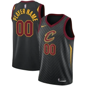 Sofisticato Comodo Cleveland Cavaliers Nike Swingman Custom Jersey Black Statement Edition per i Fan Veri