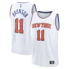 Moderno Bellissimo Sofisticato Jalen Brunson New York Knicks Fast Break Replica Player Jersey Association Edition White per i Fan Veri