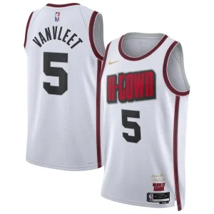 Elegante Ottimo Raffinato Fred VanVleet Houston Rockets Nike Unisex 2024/25 Swingman Player Jersey City Edition White per i Fan Veri