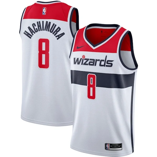 Incantevole Duraturo Prestigioso Rui Hachimura Washington Wizards Nike 2020/21 Swingman Jersey White Association Edition per i Fan Veri