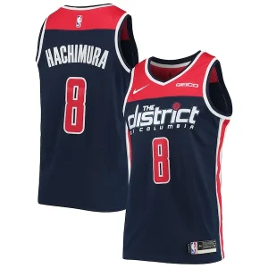 Fantastico Rui Hachimura Washington Wizards Nike Swingman Player Jersey Icon Edition Navy per i Fan Veri