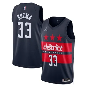 Eccezionale Magnifico Cool Kyle Kuzma Washington Wizards Jordan Brand Unisex 2024/25 Swingman Jersey Statement Edition Navy per i Fan Veri