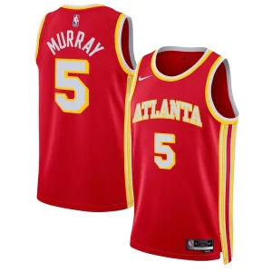 Fascinante Bellissimo Dejounte Murray Atlanta Hawks Nike Unisex Swingman Jersey Association Edition Red per i Fan Veri