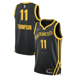 Magnifico Klay Thompson Golden State Warriors Nike Unisex 2023/24 Swingman Jersey Black City Edition per i Fan Veri