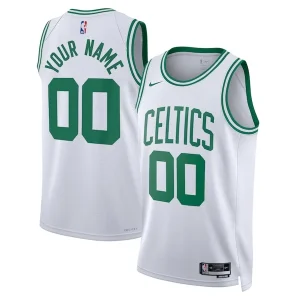 Duraturo Boston Celtics Nike Unisex Swingman Custom Jersey White Association Edition  per i Fan Veri